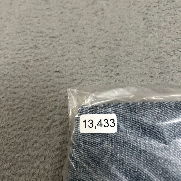 Levis Jeans Mens 34x32 Blue Denim 511 Slim‎ Straight Light Wash Paint Splatter - Picture 14 of 14